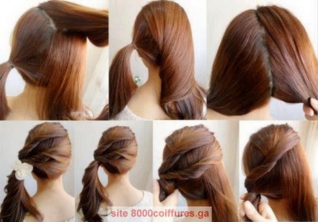 Tuto coiffure cheveux carré