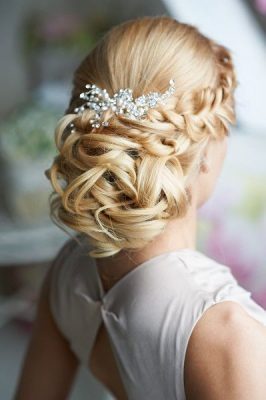 Barrette chignon mariage