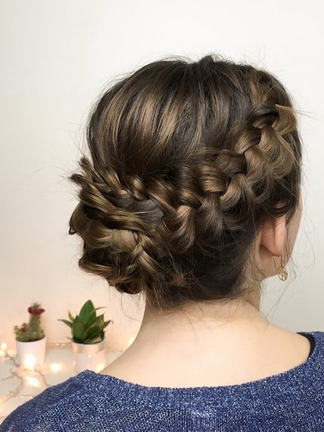 Chignon bas tresse mariage