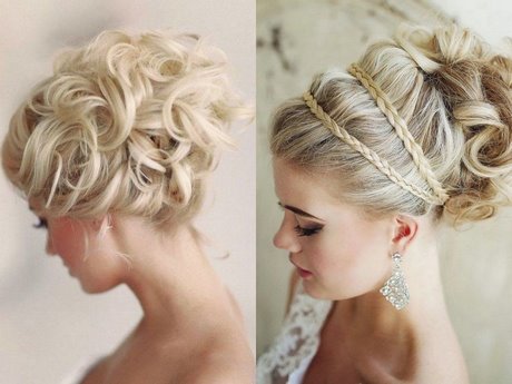 Chignon de mariage avec tresse