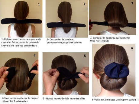 Chignon etape