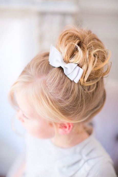 Chignon fille mariage