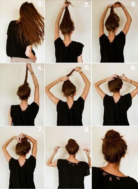 Chignon flou tuto