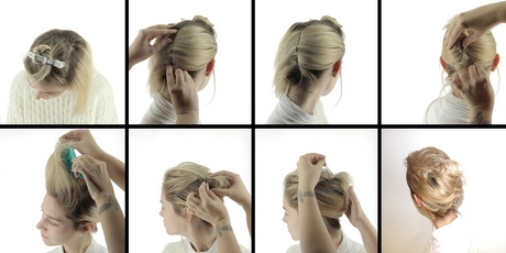 Chignon flou tuto