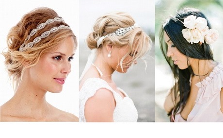 Chignon mariage headband