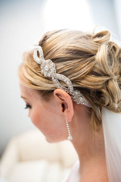 Chignon mariage headband