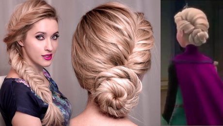 Chignon romantique tresse