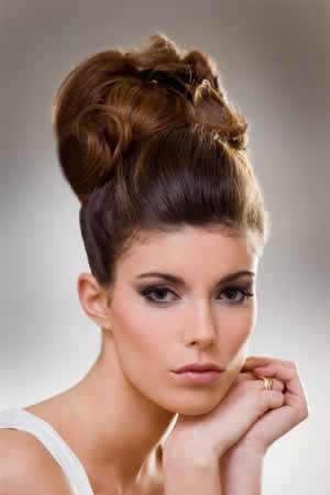 Chignon tres haut