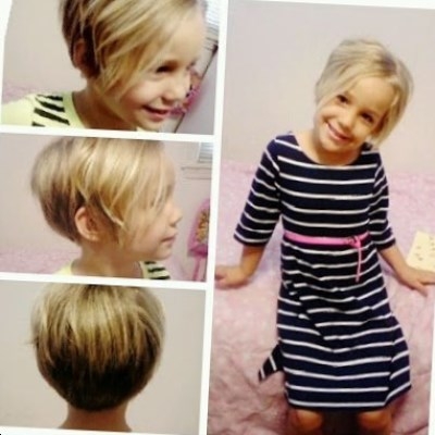 Coiffure bebe fille cheveux court