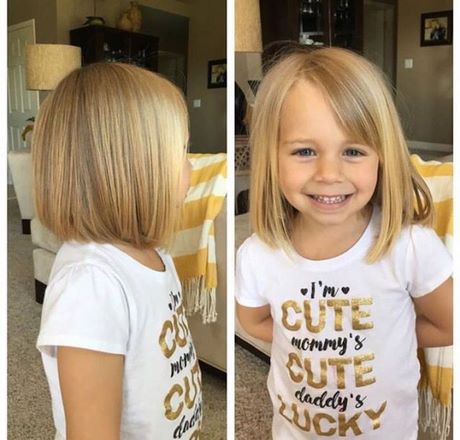 Coiffure cheveux mi long petite fille