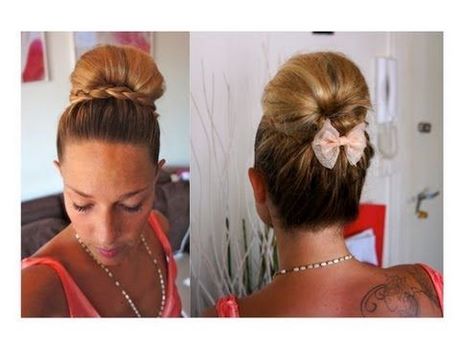 Coiffure chignon tuto