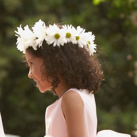 Coiffure de mariage pour jeune fille