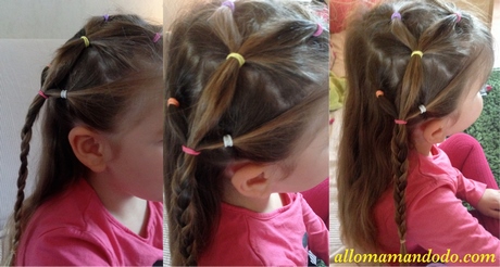 Coiffure enfant cheveux mi long