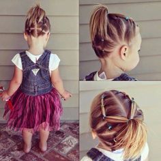 Coiffure enfant cheveux mi long