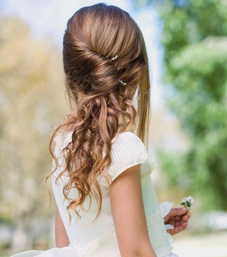 Coiffure enfant cheveux mi long