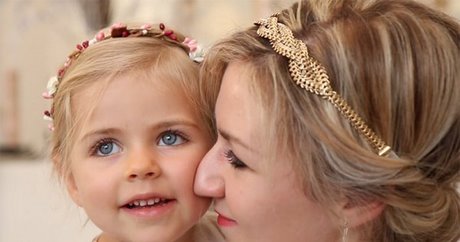 Coiffure enfant fete