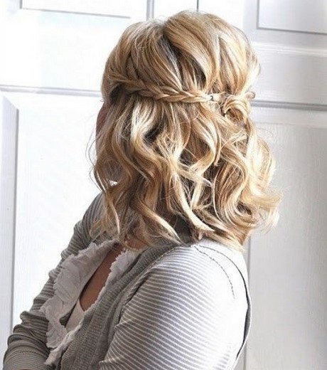 Coiffure mariage boucle et tresse