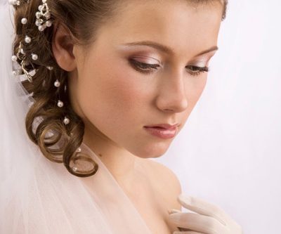 Coiffure mariage cheveux long brun
