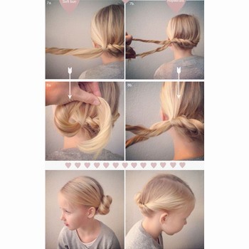 Coiffure pour petite fille de 2 ans