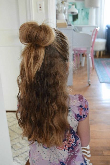 Coiffure pour petite fille simple