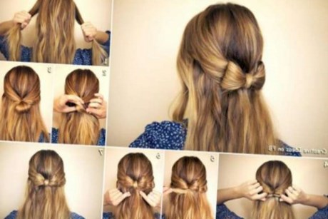 Coiffure simple a faire cheveux mi long