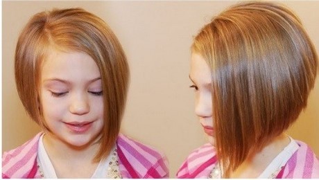 Coupe de cheveux pour petite fille de 8 ans