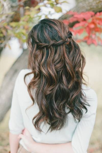 Idee de coiffure simple pour cheveux long