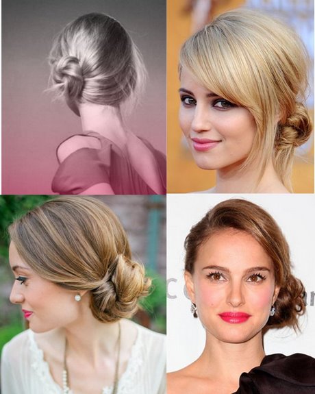 Modèle coiffure mariage chignon bas