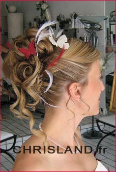 Modele de chignon pour un mariage