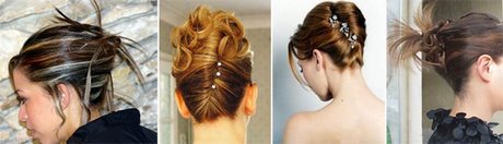 Modele de chignon sur cheveux mi long