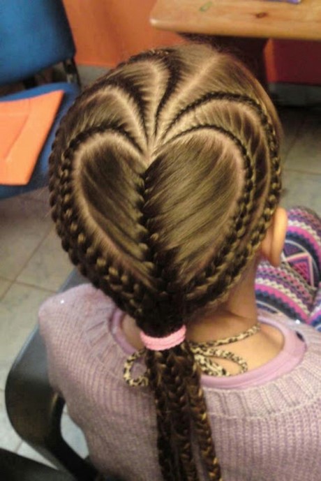 Tresse simple pour petite fille