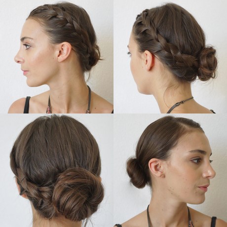 Tuto chignon avec tresse