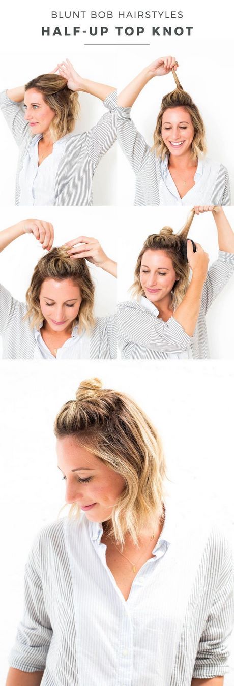 Tuto chignon haut