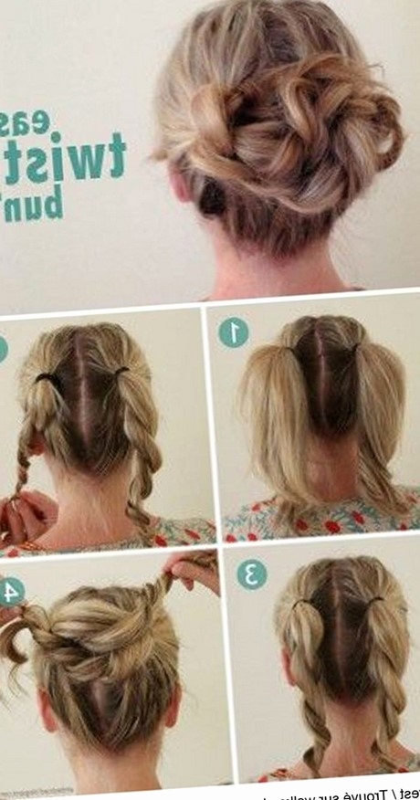 Tuto coiffure chignon bas