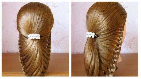 Tuto coiffure mariage cheveux mi long