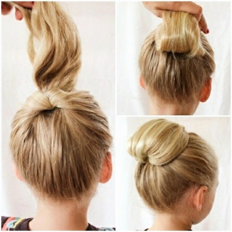 Un chignon simple et rapide