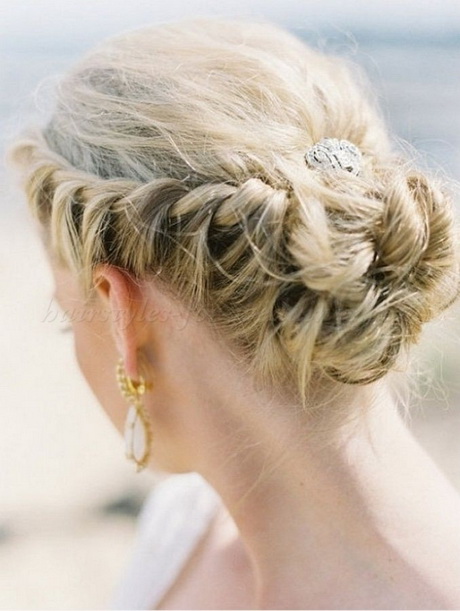 Chignon tressé mariage