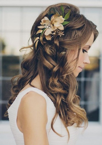 Coiffure mariée long