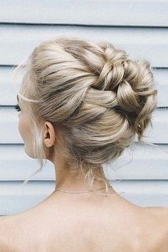 Coiffure tresse chignon mariage