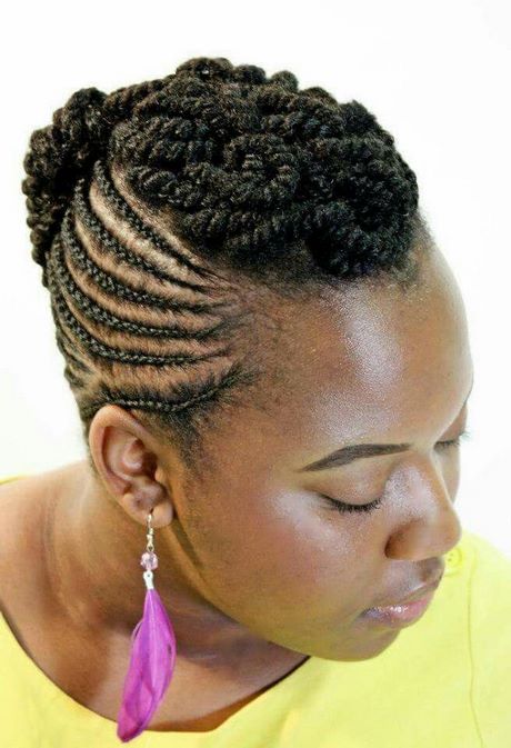 Modele de coiffure avec twist