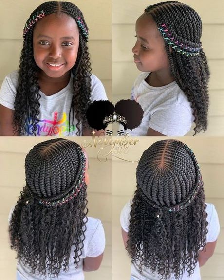 Modele coiffure afro pour petite fille
