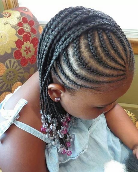 Modele coiffure afro pour petite fille