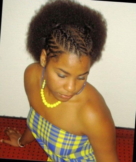 Afro court femme