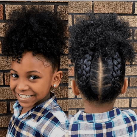 Coiffure afro fille