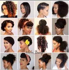 Coiffure cheveux afro mi long