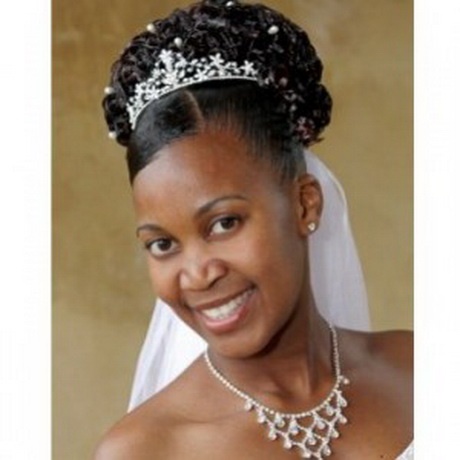 Coiffure mariage pour black