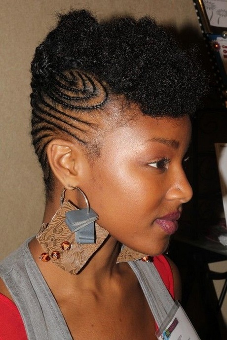 Tresse cheveux court afro