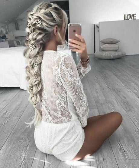 Cheveux long blond polaire