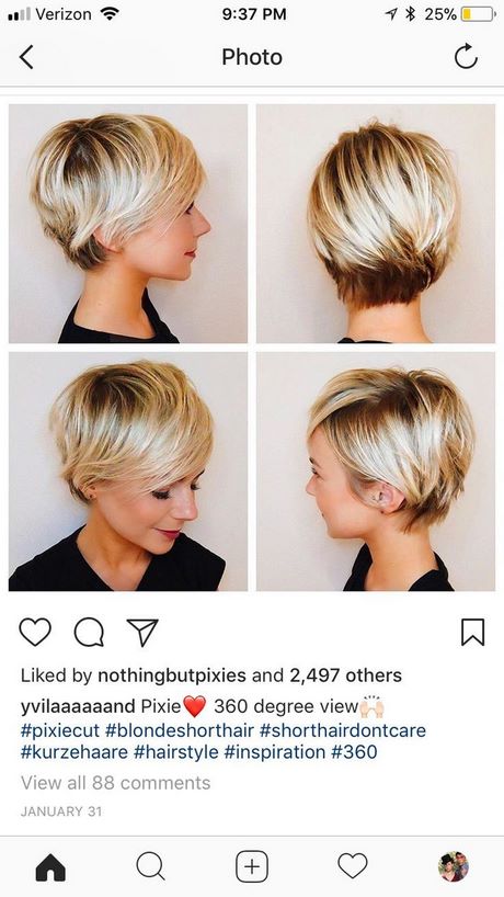 Coupe cheveux pixie