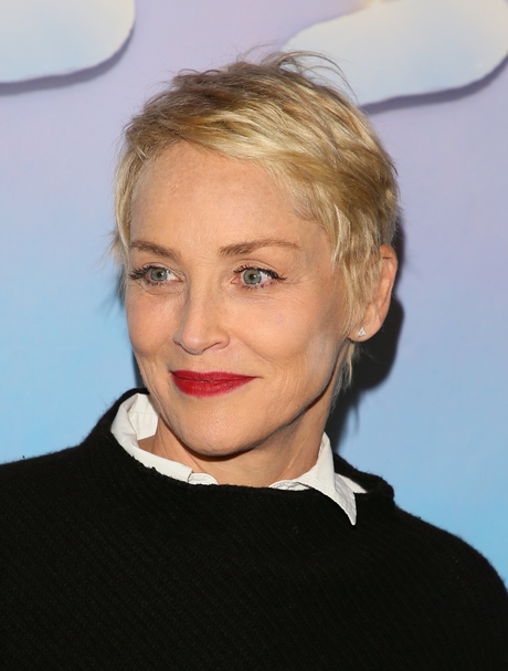 Coupe cheveux sharon stone